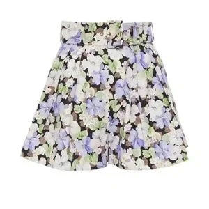Zimmermann | Shorts | Zimmermann Belted Floralprint Linen